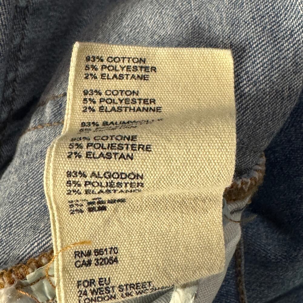 Free People SZ 24 Great Heights Jeans Distressed Low-Rise Frayed Hem We The Free - Picture 11 of 11
